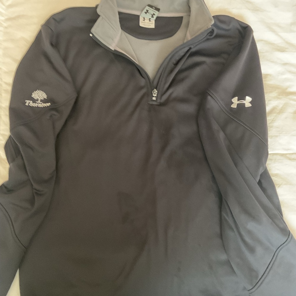 Under Armour Men's Gray Quarter-Zip Jacket
